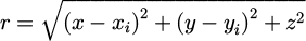 Mathematical equation